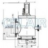 GDQ-J10(b)，GDQ-J16(b)，GDQ-J25(b)，GDQ-J32(b)，氣動(dòng)活套法蘭擋板閥