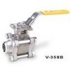 V-358B，對(duì)焊三片式全徑球閥